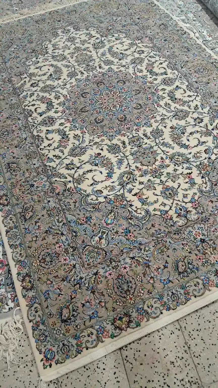 Sacred Lachak Toranj — Handmade Kashan Carpet — PRR-KH-024