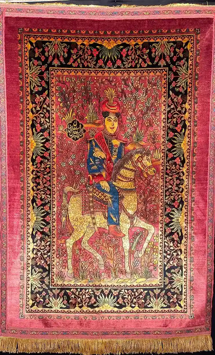 Khorasan Persian Silk Carpet — PRR-KHN-002