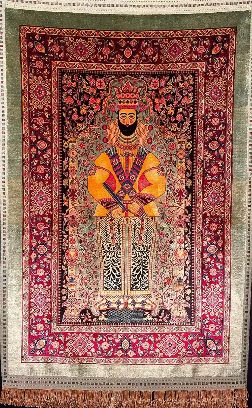 Persian Silk Rug from Khorasan — PRR-KHN-005