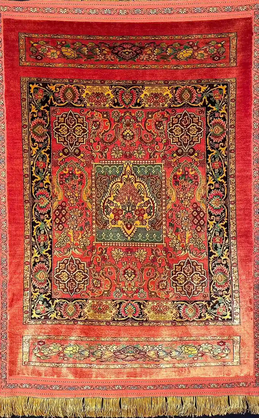 Persian Silk Carpet from Khorasan — PRR-KHN-006