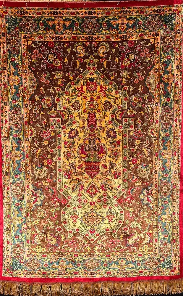 Khorasan Persian Silk Rug — PRR-KHN-007