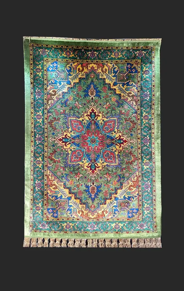 Persian Silk Carpet from Khorasan — PRR-KHN-032