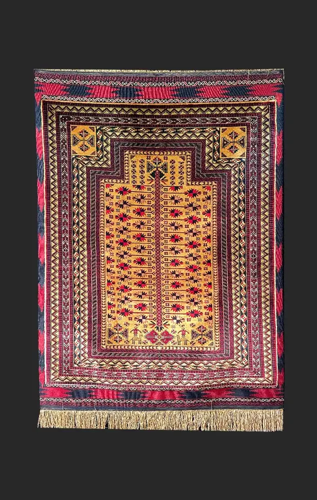 Hand-knotted Khorasan Persian Silk Carpet — PRR-KHN-038