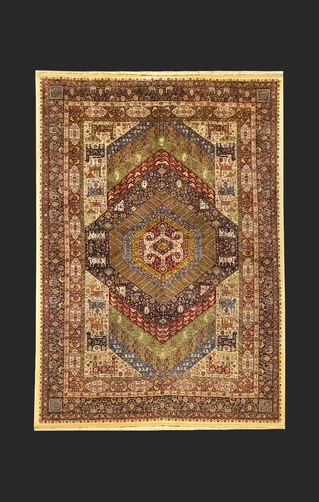 Persian Silk Rug from Khorasan — PRR-KHN-044