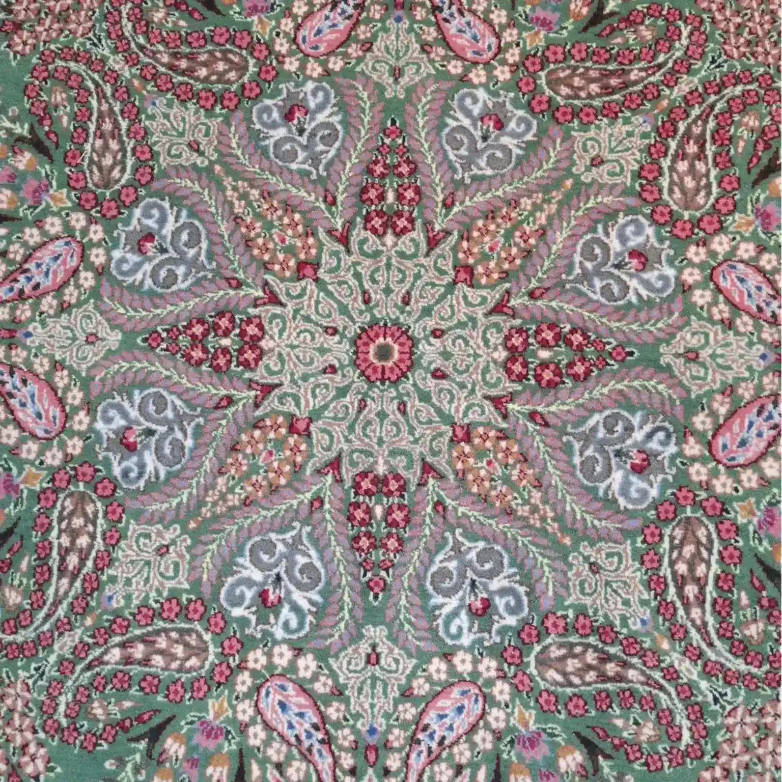 Kerman Persian Handmade Carpet — Verdant Paisley — 300 × 400 cm — PRR-KN-030 — 1