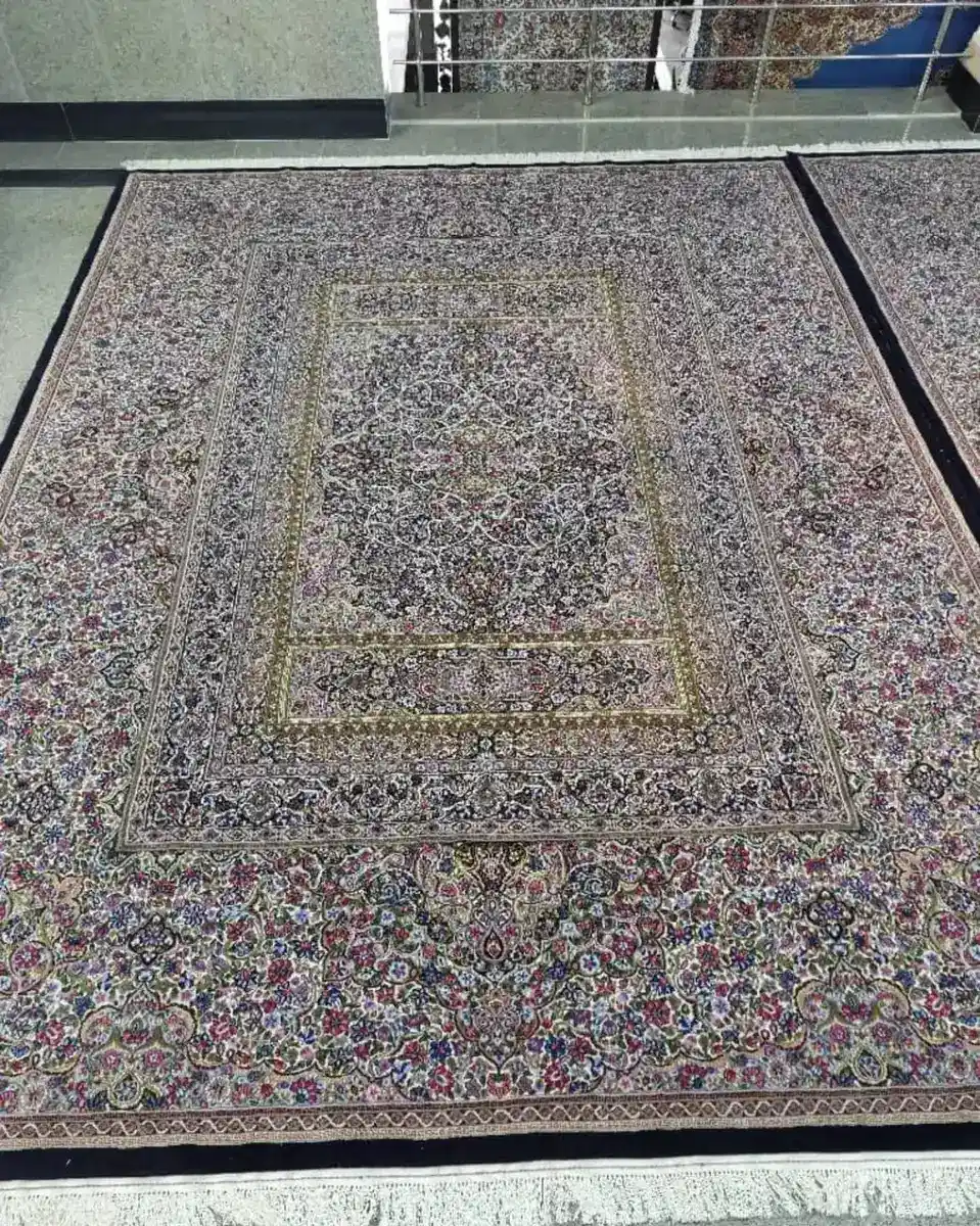 Kerman Persian Hand-Knotted Rugs — Garden Tapestry — 200 × 300 cm × 2 — Pair — image 2