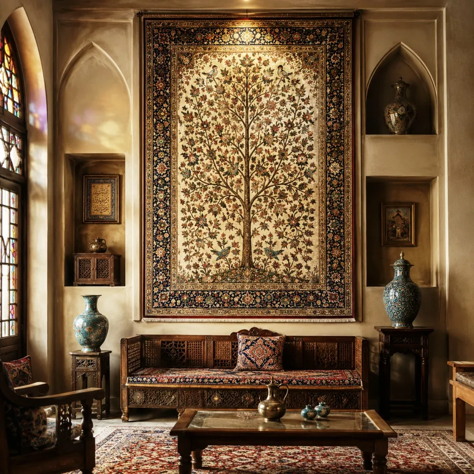 Pure Silk Hand-Knotted Carpets