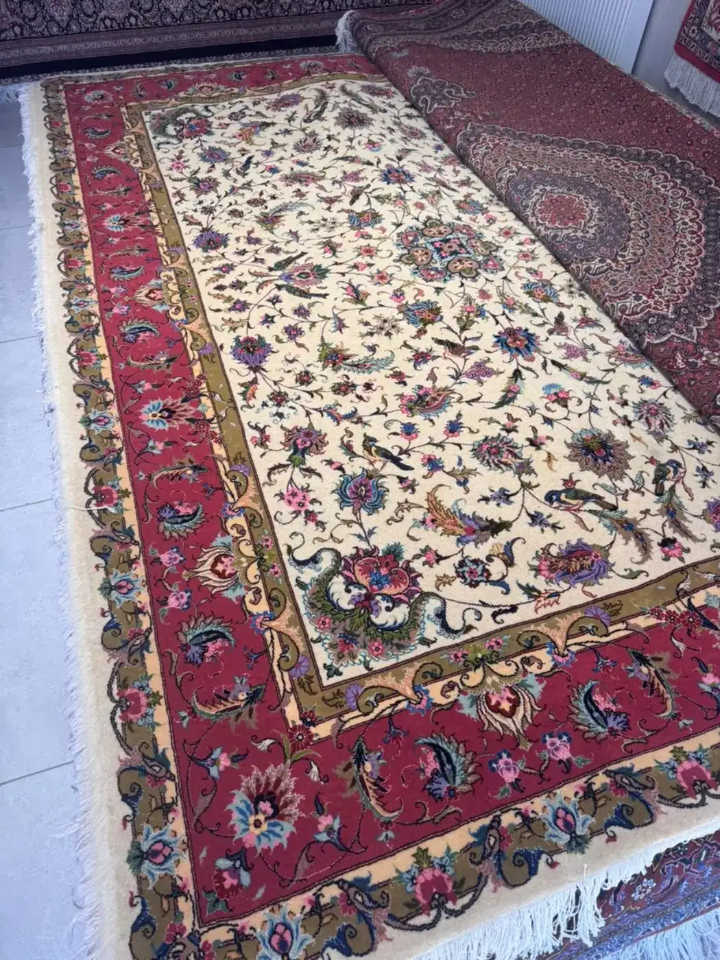 Ardabil Persian Rug — Nightingale Garden — PRR-AL-CH1-006