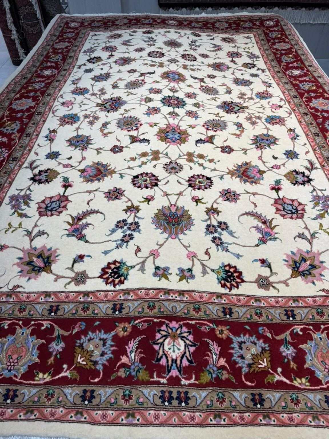 Ardabil Persian Hand-Knotted Carpet — Cypress Garden — 300 × 400 cm — image 2